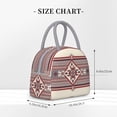 thumbnail image 2 of Balery Fashion Tatreez Bolsa de Almuerzo para Mujeres, Caja de Almuerzo, Bolsa de Almuerzo Pequeña Impermeable, Tote de Almuerzo Reutilizable con Gran Capacidad, 2 of 6