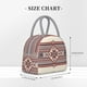 thumbnail image 2 of Balery Fashion Tatreez Bolsa de Almuerzo para Mujeres, Caja de Almuerzo, Bolsa de Almuerzo Pequeña Impermeable, Tote de Almuerzo Reutilizable con Gran Capacidad, 2 of 6
