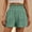 Mint Green, variant on Women's Elastic Waisted Lounge Shorts Linen High Waisted Pants Baggy Beach Loose Shorts Wide Legs