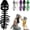 29.5inch-black, variant on 30" Dinosaur Skeleton Costume Sets – Realistic Spinosaurus-Style Matching Family Dress-Up Outfit with 3D Plush Skull Headpiece & Spine for Birthday Gifts & Halloween Cosplay Party