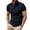 Z02 Navy, variant on HOWPAY Mens Polo Shirts Short Sleeve Solid Color Summer Casual Collared Basic T-Shirt Lightweight Classic Button Athletic Golf Shirts Army Green L