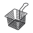 thumbnail image 1 of Panier Passoire Égouttoir Accessoire en Acier Inoxydable Filet Filtre à Huile Outils de Cuisson Portables avec Poignée Petit Carré, 1 of 6