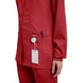 thumbnail image 3 of Cherokee Snap Front Scrub Jackets for Women, Workwear Revolution Soft Stretch WW310, 3 of 9