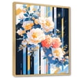 thumbnail image 2 of Designart "Bouquet Of Peony Whispers II" Peony Floater Framed Wall Art Living Room, 2 of 5