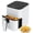 White, variant on 3.17 QT Digital Air Fryer - Compact 3QT Small Air Fryer, 800W - Black