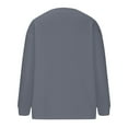 thumbnail image 5 of Women's Cardigan Sweaters Plus Size Heart Graphic Knitted Coats with Pockets Casual Loose Long Sleeve Sweaters Outerwear (Gray L), 5 of 5