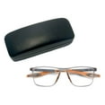 thumbnail image 3 of Gafas de lectura Fernando Anti Azul Liviano Cómodo Casual para ir de compras Juegos Gris Naranja 200 degree Gafas de lectura deportivas, 3 of 8