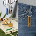 thumbnail image 3 of 12 Loud Safety Whistles with Keychain - Durable Aluminum Survival Whistle for Outdoor Activities & Emergency Signaling, 3 of 6