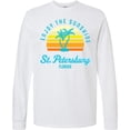 thumbnail image 3 of Inktastic Summer Enjoy the Sunshine St. Petersburg Florida in Blue Long Sleeve T-Shirt, 3 of 5