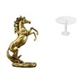 thumbnail image 1 of Figura de caballo hecha a mano, decoración de mesa para casa de muñecas, miniatura, jardín, , estanterías, chimenea, hoteles, mesa auxil, 1 of 7