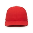 thumbnail image 3 of OC Sports AM-101 USA Made Solid Back Cap - Red, 3 of 8