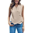 thumbnail image 6 of Sherrylily Women Waistcoat Vest Sleeveless Blazers V Neck Button Up Work Office Vests, 6 of 6