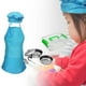 thumbnail image 3 of Los juguetes de cocina incluyen utensilios de cocina, delantal y gorro de chef, ollas y sartenes. azul, 3 of 6