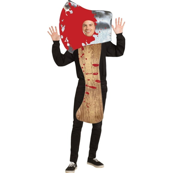 Rasta Imposta Pretend Bloody Axe Halloween Costume, Adult, One Size, Multi Color