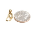 thumbnail image 3 of 14K Yellow Gold 3D medical stethoscope doctor nurse Pendant Fine Jewelry 1g, 3 of 12