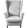 thumbnail image 1 of Wing Back Chair Covers with Arms Piece Slipcovers for Armchair Washable Stretch Print Pattern Wingback Chair Cover Furniture Protector Geometry, 1 of 8