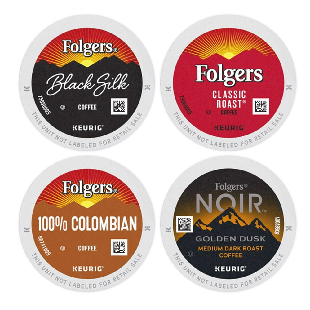 Folgers Variety Pack KCup Coffee Pods for Keurig Machines, 48 Count