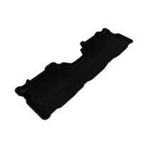 3D MAXpider Custom Fit Kagu Floor Mat (Black) Compatible with Toyota Prius V 2012-2017 - Second Row