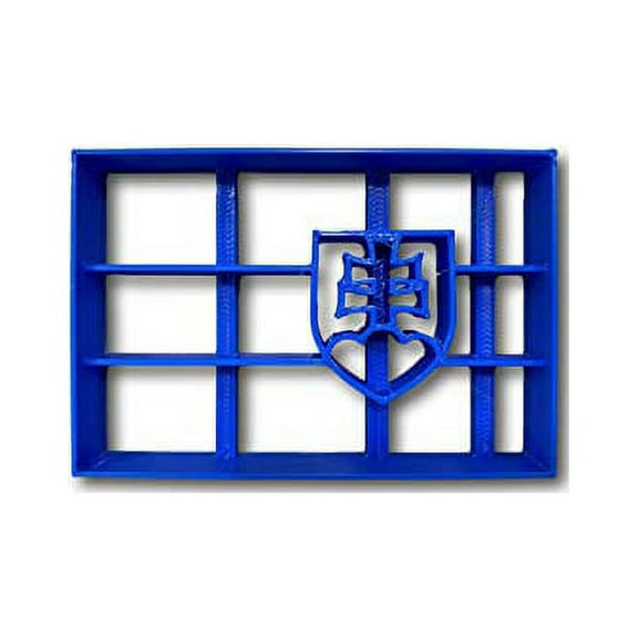 Slovakia flag cookie cutter- Fast Shipping - Sharp Edges - Exceptional Quality