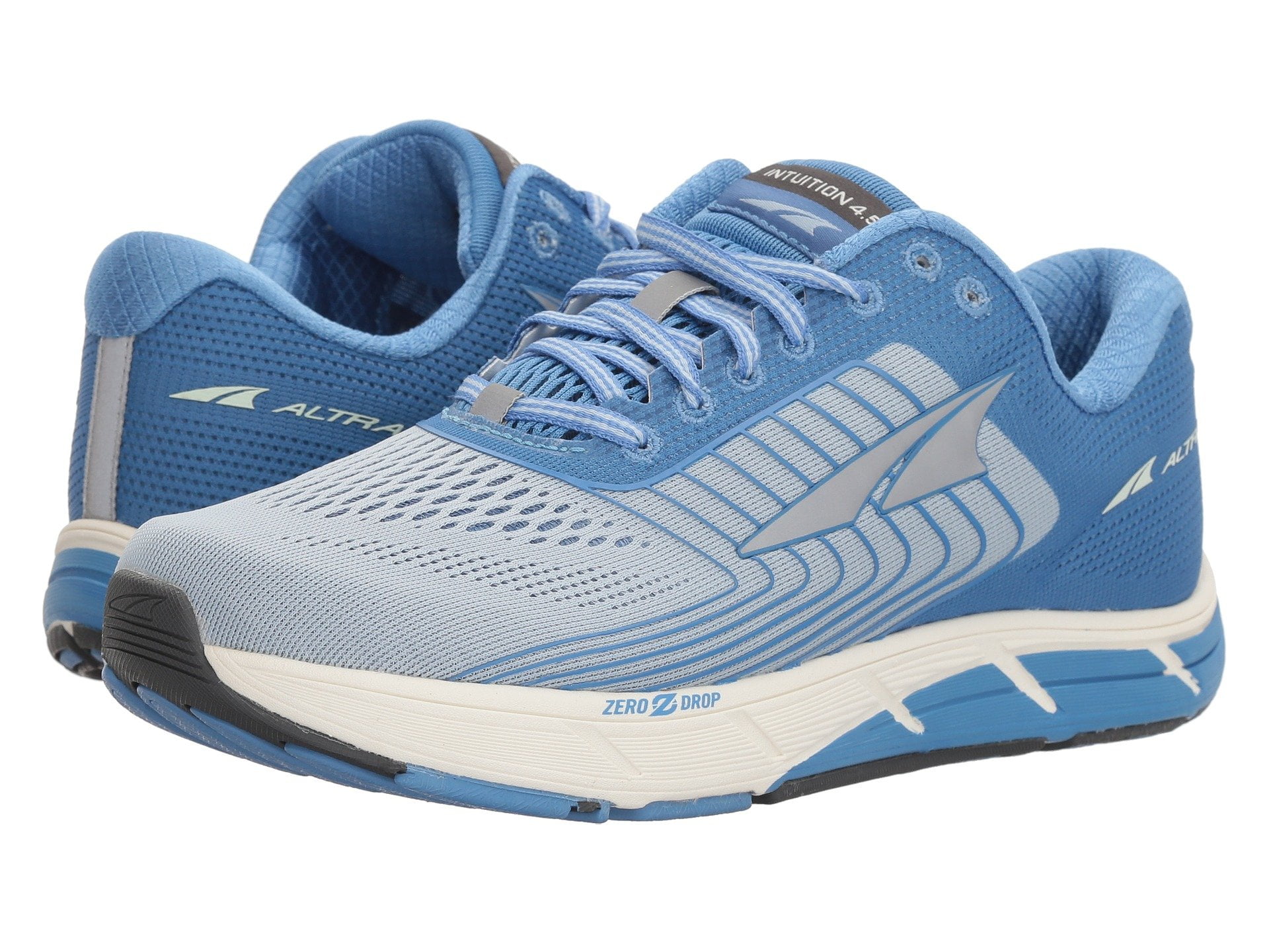 Altra Women's Intuition 4.5 Zero Drop Comfort Running Shoes Light Blue ...