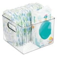 thumbnail image 6 of iDesign Recycled Plastic Pantry and Kitchen Storage, Freezer and Fridge Organizer Bin with Easy Grip Handles  8 x 8 x 6, Clear, 6 of 6