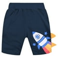 thumbnail image 4 of BJUTIR Baby Boy Shorts Casual Pants Toddler Shorts Summer Mid Pants Boy Shorts Dinosaur Astronaut Summer Slacks, 4 of 8