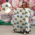 thumbnail image 4 of Cartoon Tractors Stars White Pattern Luggage Cover Fashion Suitcase Cover Baggage Covers Fit 25-28 Inch Luggage (Go Travel), 4 of 5