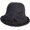 Black, variant on Women Girls Bucket Hat Winter Bowknot Bucket Cap Foldable Cloche Party Daily Costume Accessory Warm Soft Cloche Cap