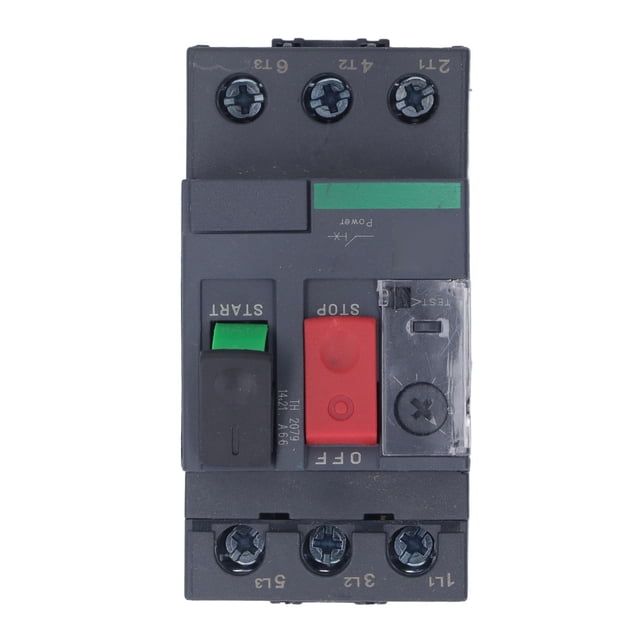 AC 690V Motor Circuit Breaker 35mm Rail Mount Circuit Breaker Button Control Thermal Type Motor Overload Switch