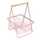 thumbnail image 5 of Cesta de frutas rectangular con divisor desmontable, cestas de almacenamiento para el hogar y la oficina. Rosa, 5 of 8