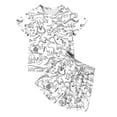 thumbnail image 1 of Vêtements Garçon Imprimé Manches Courtes Hauts Shorts Col Rond Tenues d'Été 7-8 Ans Shorts Garçons Mode, 1 of 7