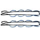 thumbnail image 1 of YM-Cinturón elástico para Yoga, correa de tracción de 8 anillos, entrenamiento de fuerza física, escalera de cuerda de 2m, color negro y azul, 2 uds., 1 of 10