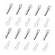 thumbnail image 1 of Abrazadera para cuerda,Abrazadera de extremo para cuerda galvanizada de alta resistencia,Abrazadera de extremo para cuerda trenzada o retorcida de 8 mm,Clip para extremo de cuerda,hebilla para, 1 of 8