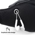 thumbnail image 4 of Bolso informal, riñonera, bolso de mensajero para hombre, bolso de pecho multifuncional, bolso para teléfono móvil para hombre, negro carbón, 4 of 5