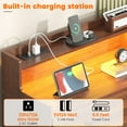 thumbnail image 6 of Winkalon 9 Drawer Dresser with LED Light & Charging Station, 63" Long Modern Dresser with 9 Drawers for Bedroom, Wooden Dresser Large Closet of Drawers, 6 of 9