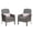 grey, variant on High-Back Outdoor Rattan Patio Chair Set, 2-Piece – Thick Cushions, All-Weather Gradient Wicker – Versatile Outdoor Seating for Porch, Deck, Garden, Backyard