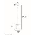 thumbnail image 5 of 2649BKAB Maxim Lighting Capitol - 1 Light Pendant, 5 of 5