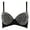 Silver M, variant on Women's All-over Spike Stud Dance Bra Metallic Punk Style Nightclub Wear