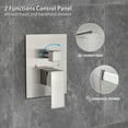 thumbnail image 5 of 10 Inch Bathroom Luxury Rain Mixer Complete Combo Set Wall Mounted Rainfall Shower Head and Handle System, 5 of 7