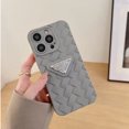 thumbnail image 1 of Funda De Teléfono De Moda Cool light brown milk white gray Prada IMD Compatible Para iphone 14 14 pro 14 plus max 13 12 11 Gao Jiahui unisex, 1 of 2