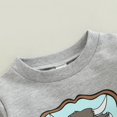 thumbnail image 5 of URMAGIC Infant Sweatshirt Toddler Crewneck Sweater Newborn Baby Boy Clothes Cattle Printed Fall Spring Pullover 0-3 Years, 5 of 8