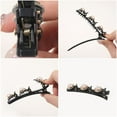 thumbnail image 3 of Sparkling Crystal Stone Braided Hair Clips,Rhinestone Hair Clips,Hair Clips for Women,Decorative Hair Clips,Claw Clips for Thick Hair, 3 of 8