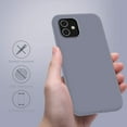 thumbnail image 4 of iPhone 11 Case,Ultra Slim Fit iPhone Case Liquid Silicone Gel Cover with Full Body Protection Anti-Scratch Shockproof Case Compatible with iPhone 11 (Lavender), 4 of 15