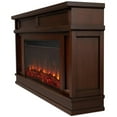 thumbnail image 3 of Bowery Hill Hardwood Veneer Dark Walnut Electric Fireplace Rectangular Adjustable Heat 60.13" Unassembled, 3 of 8