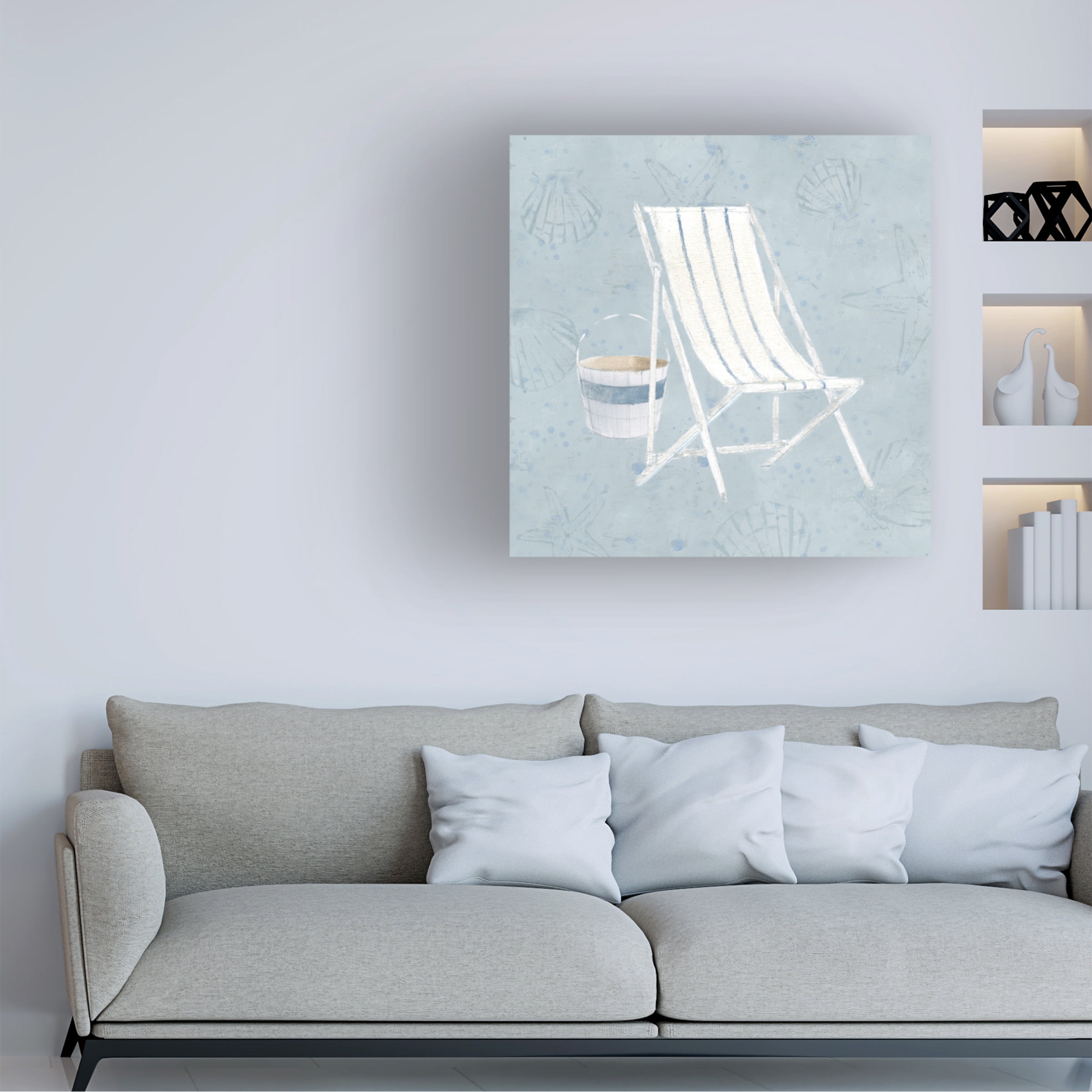 James Wiens 'Serene Seaside II' Canvas Art