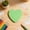 Green, variant on Scenario- and Utility Sticky Notes for Living Spaces with Eight Heart-Shaped Pages in Soft Textile Cardstock