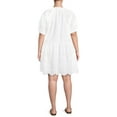 thumbnail image 2 of Terra & Sky Women's Plus Size Eyelet Dress with Short Sleeves, 2 of 5