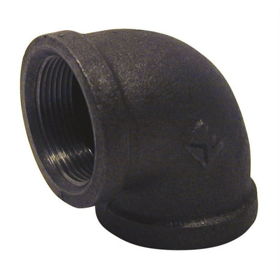 B&K Industries 90 Degree Elbow Black Pipe Fitting - 1/4 In. Black