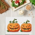 thumbnail image 4 of Cute Fade-Resistant Placemats for Cafe Coffee Table Office 6Pack 17.7" X 13" Durable Pumpkins Simple Placemats Heat-Resistant Washable Non-Slip Placemats, 4 of 5