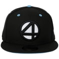 thumbnail image 2 of Fantastic 4 Logo Black Colorway New Era 59Fifty Fitted Hat-8 Fitted, 2 of 6